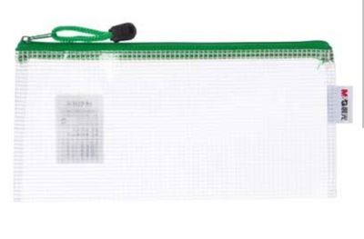 Kasuku Transparent zipper Bag A5, Pencil Pouch