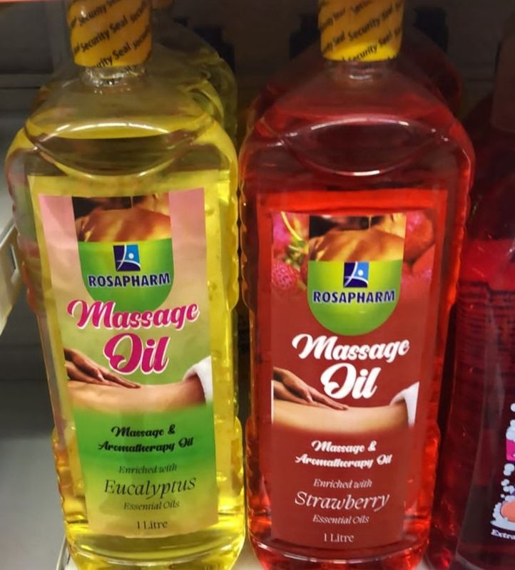 Roapharm Medicinal Massage Oil 1 Litre strawberry or Eucalyptus