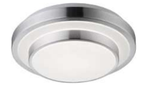 GLOBO D290 Aluminium LED Ceiling Light - 12W 3K Warm White 41738-12