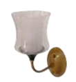 ILLUMATT ILM.CS Noela E14 Wall Bracket - Brushed Brass Finish ILM0664LF-CS