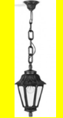 FUMAGALLI FMG.SICHEM/ANNA Black Clear E27 Outdoor Hanging Lantern E22.120.000.AXE27