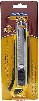 Tramontina, Retractable Utility Knife 6, Dual Body Injection #43390/308