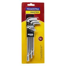 Tramontina Allan Key/Hex Keys 9 PCs 1.5-10mm