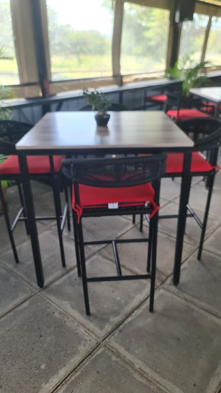 Anko 4 Seater Outdoor High Stools Dining Set /Indoor High Stools Sitting Set