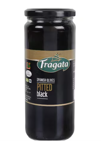 FRAGATA PITTED BLACK OLIVES 340G