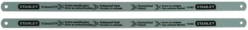Stanley 0-15-842&quot; Lion Hacksaw Blade, Silver, 300 mm, Set of 2 Pieces