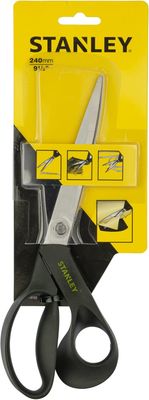 Stanley STHT0-14102 All purpose scissors, Silver/Black