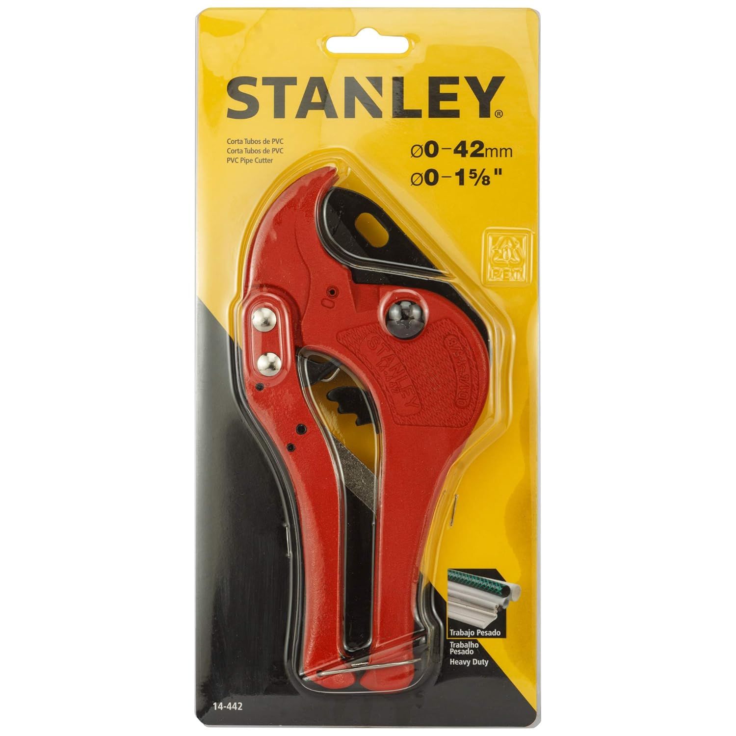 STANLEY 14-442 42 mm PVC Pipe Cutter (Red)