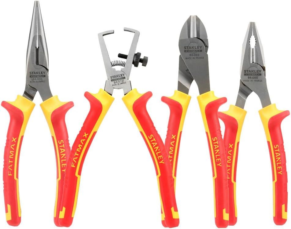 Stanley 484489 FatMax VDE Plier Set (4 Pieces)