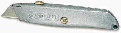 Stanley 1-10-099 Knife &quot;99E&quot; with retractable blade, Silver