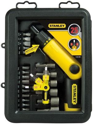Stanley 0-63-022 Pistol Grip Screwdriver Set (24-piece), Multicolor