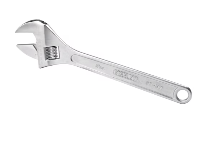 STANLEY 450mm/18&#39; Open-end Adjustable Spanner 1-87-371