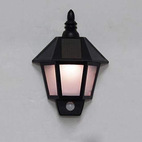 Value Plus LED Solar Wall Light Motion Sensor Retro Outdoor Lighting for Garden VP077