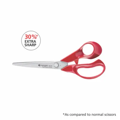 Kangaro Stainless Scissors 8.5 Inch MG-85 HOME &amp; GENERAL SCISSOR CURVED EDGE