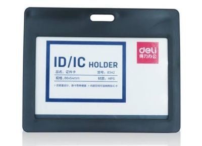 Deli ID Name Card Holder Horizontal 86x54cm 8342