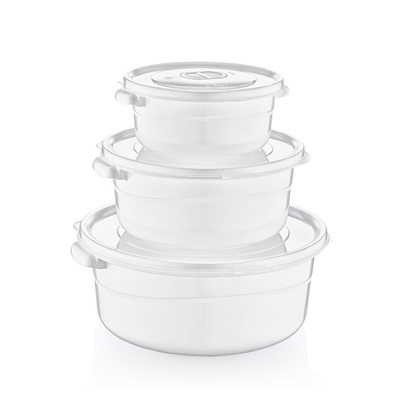 Hobby Life Round Microfresh pots 3pcs #02-1516