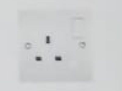 Safelite 13A 1 Gang Switched socket Single Pole SFL0014SS