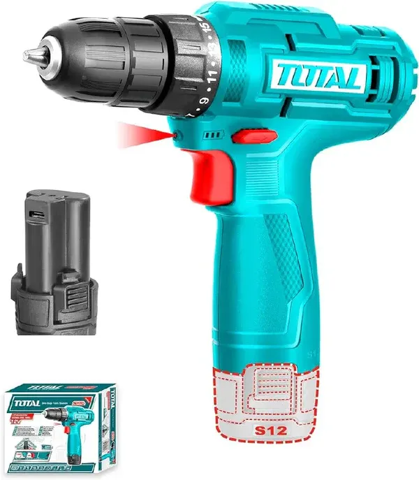 Total TDLI12428 12V Lithium-Ion Cordless Drill