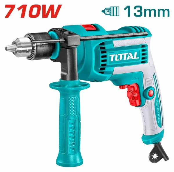 Total TG1071366 710W, 13mm Impact drill