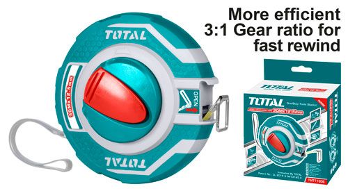 TOTAL Steel measuring tape 30M TMT11306