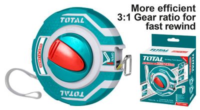 TOTAL Steel measuring tape 30M TMT11306