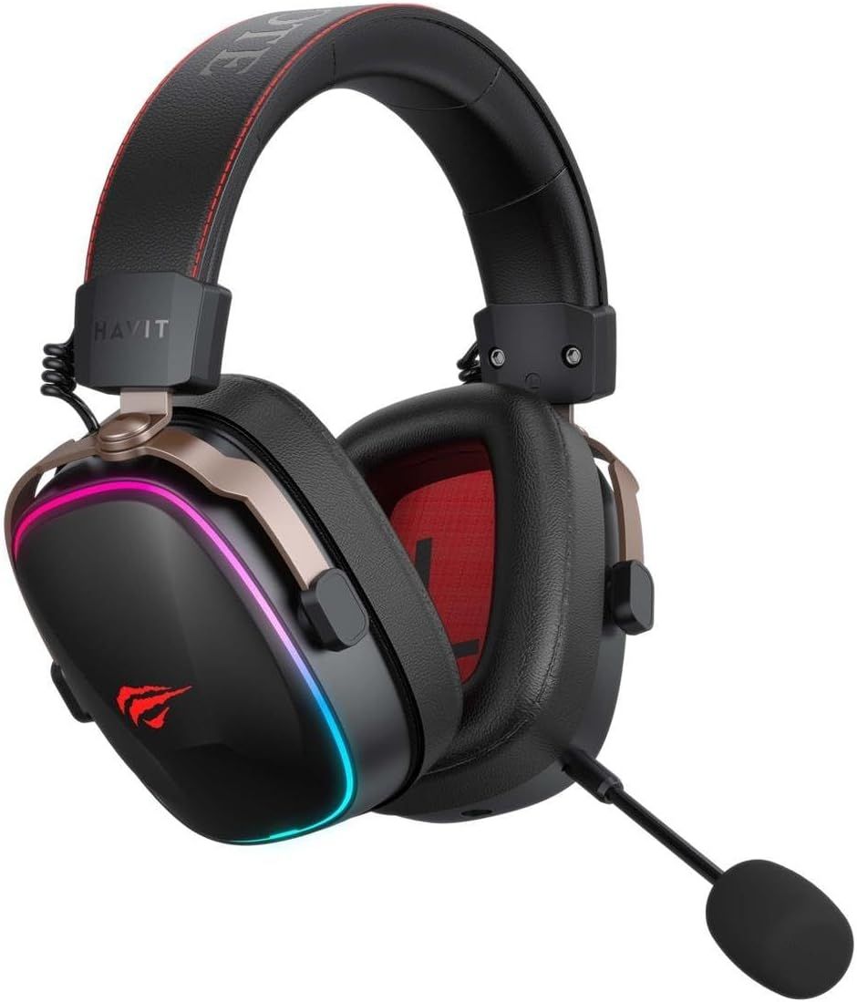 Havit Gamenote H2039BG Gaming Wireless 7.1 Gaming Headset 2.4GHz+BT+3.5mm Audio