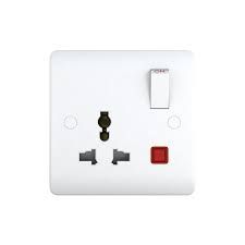 Safelite 1 Gang  switched multifunctional socket SFL0016SS
