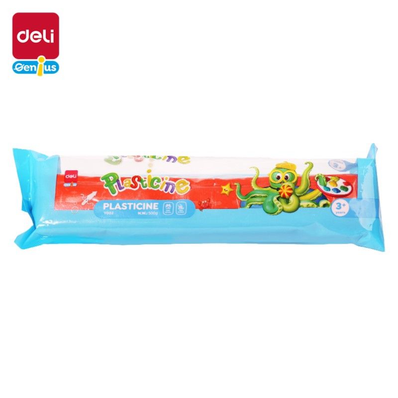 DELI GENIUS  PLASTICINE 500G #Y002 MOLDING CLAY