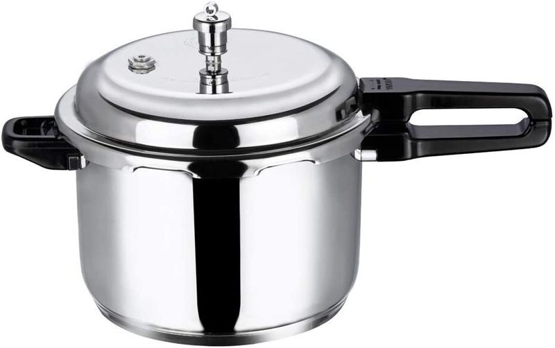 Vinod Pressure Cooker Stainless Steel – Outer Lid - 7 Liter – Induction Base Cooker