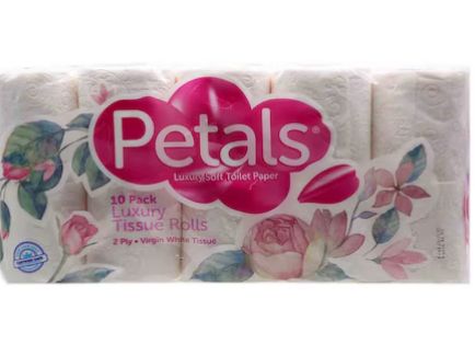 Petals Toilet Tissue Roll 10 Pack