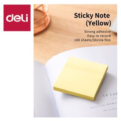 DELI  STICKUP NOTES 3”×3” 100SHEETS YELLOW #A003