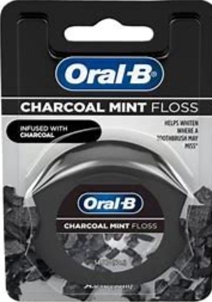 Oraldent Charcoal Flossers 30 Pcs