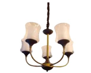 ILLUMATT ILM.CS NOELA 5-Arm E14 Brushed Brass Chandelier (ILM0662LF-CS)