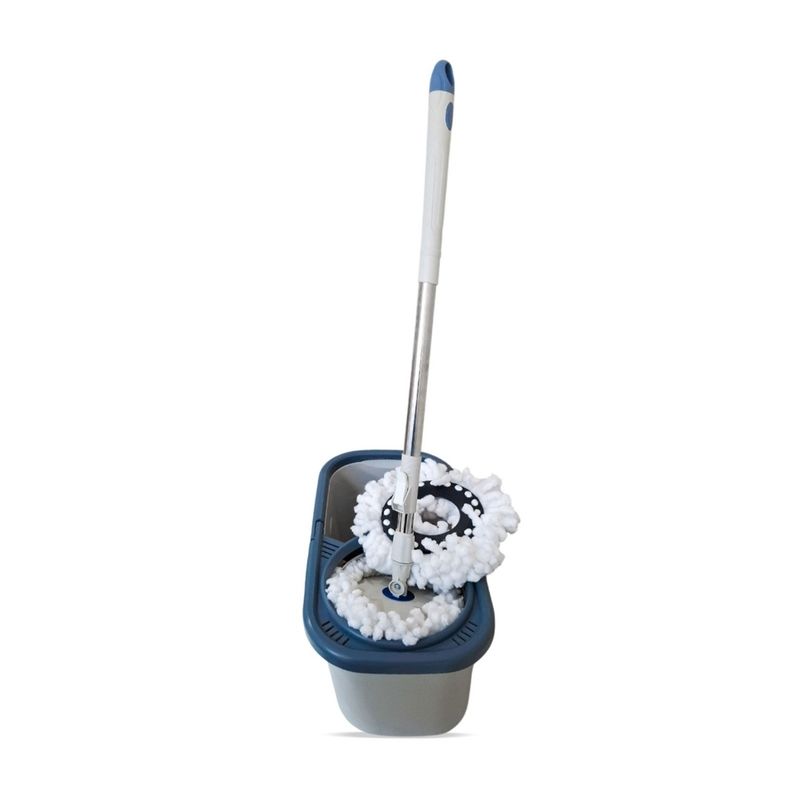 Safex Spin Mop with Wheels -comes with Extra Free Mop Brand