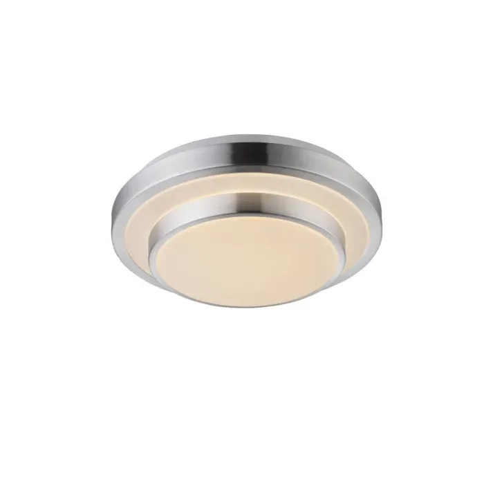 GLOBO D290 Aluminium LED Ceiling Light - 12W 3K Warm White 41738-12