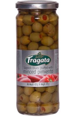 Fragata Spanish Stuffed Green Olives With Minced Pimiento 340g