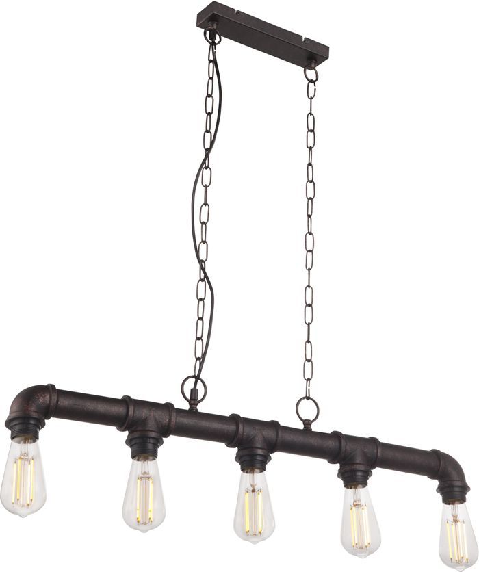 Pendant lamp BAYUDA, metal black, Globo 43000H