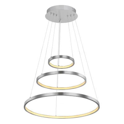 Globo RALPH Pendant Light LED matt nickel, 1-light source