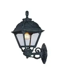 Fumagalli Bisso/Cefa Black Clear E27 Wall Light (U23.131.000.AXE27)