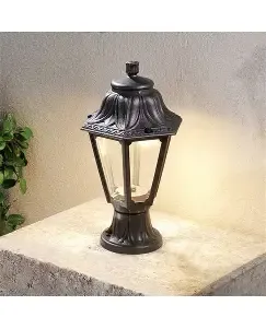 Fumagalli FMG.MIKROLOT/ANNA Black Clear E27 Gatestub Gate Light