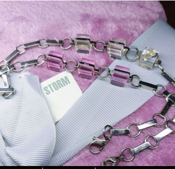 STORM Cubic Bracelet Pink White 99165/P