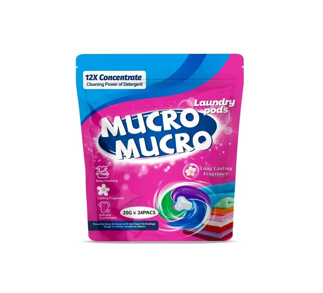 Mucro laundry detergent Pods 4 in 1 40G 24 pcs