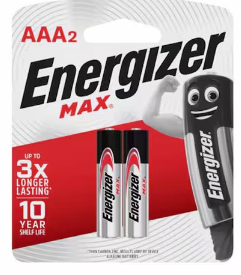 Energizer 2 AAA Batteries