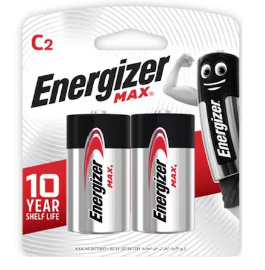 Energizer Batteries Size C x2