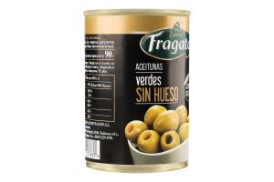 Fragata Spanish Pitted Green Olives 3KG