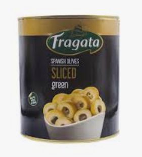 Fragata Spanish Sliced Green Olives 3KG