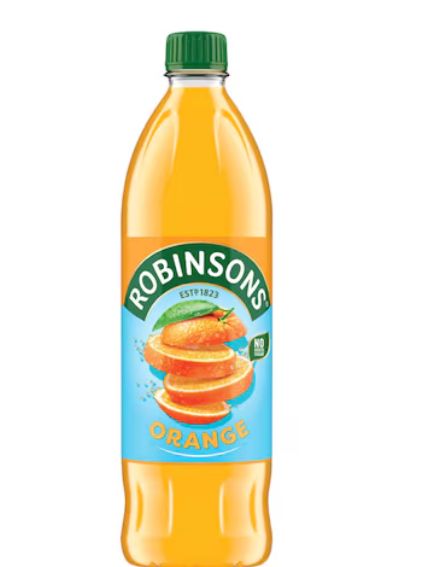 Robinsons No Added Sugar Real Fruit Orange Squash 1L