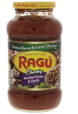 Ragu Chunky Sauteed Onion And Garlic Sauce 680g