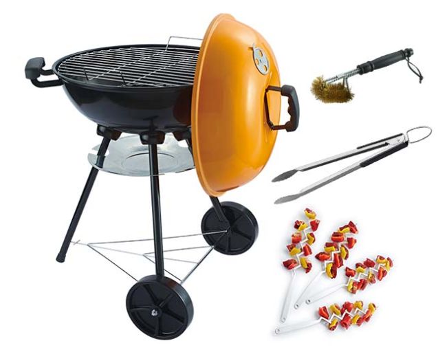 Boleefun Apple Carbon Ovenal Grill - 43.5cm Diameter