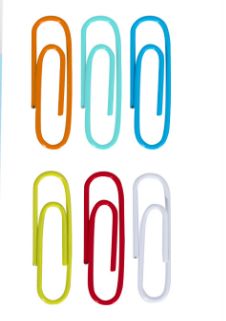 ESS ColorClips: Fun &amp; Functional Paper Clips (28mm - 100 Pack) 50 Packets wholesale